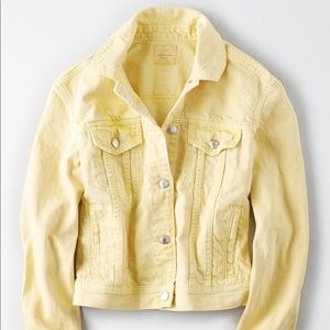 American Eagle Yellow Jean Jacket